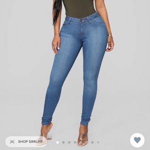 Fashion nova mid rise jeans